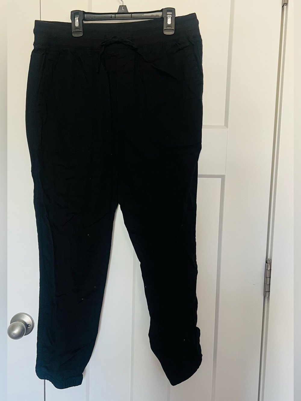 Women’s Black Drawstring Casual Pants